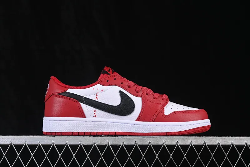 All categories Air Jordan Jordan series basketball shoes Air Jordan 1 Low ZG version Travis Scott x Air Jordan 1 Low OG AJ1 Joe 1 undercut low top full head layer DM7866-101